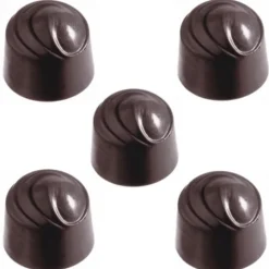 Sale Chocolate World Bonbonvorm Rond Swirl (40x) Ø28 mm