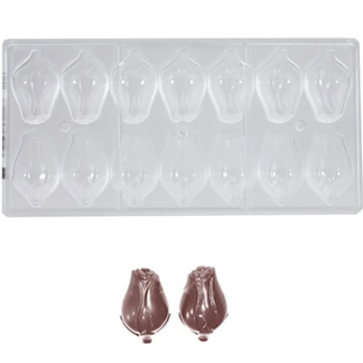 Hot Chocolate World Bonbonvorm Roos (14x) 54x32x16 mm