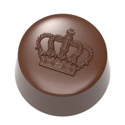 New Chocolate World Bonbonvorm Praline Kroon (21x) Ø30,5x16mm