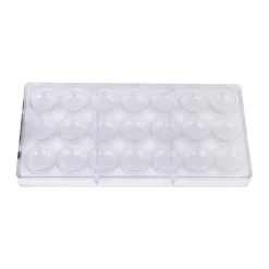 New Chocolate World Bonbonvorm Praline Kroon (21x) Ø30,5x16mm