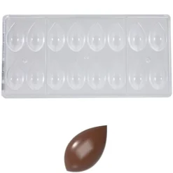 Online Chocolate World Bonbonvorm Quenelle (16x) 45,5x25x12,5 mm
