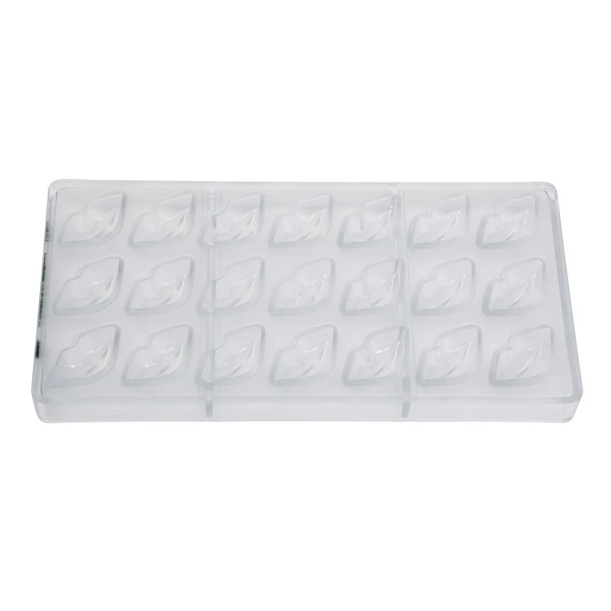 Discount Chocolate World Bonbonvorm Lippen Facet (21x) 42x21x15mm