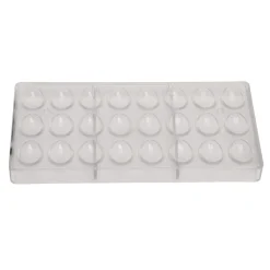 Hot Chocolate World Bonbonvorm Eitje Kristal (24x) 33x23x11mm