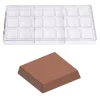 Online Chocolate World Bonbonvorm Vierkant (21x) 30,5x5,5mm
