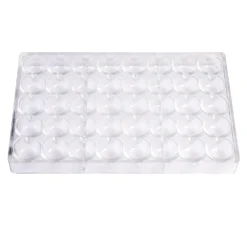 Online Chocolate World Bonbonvorm Platte Kegel (40x) 30x19mm