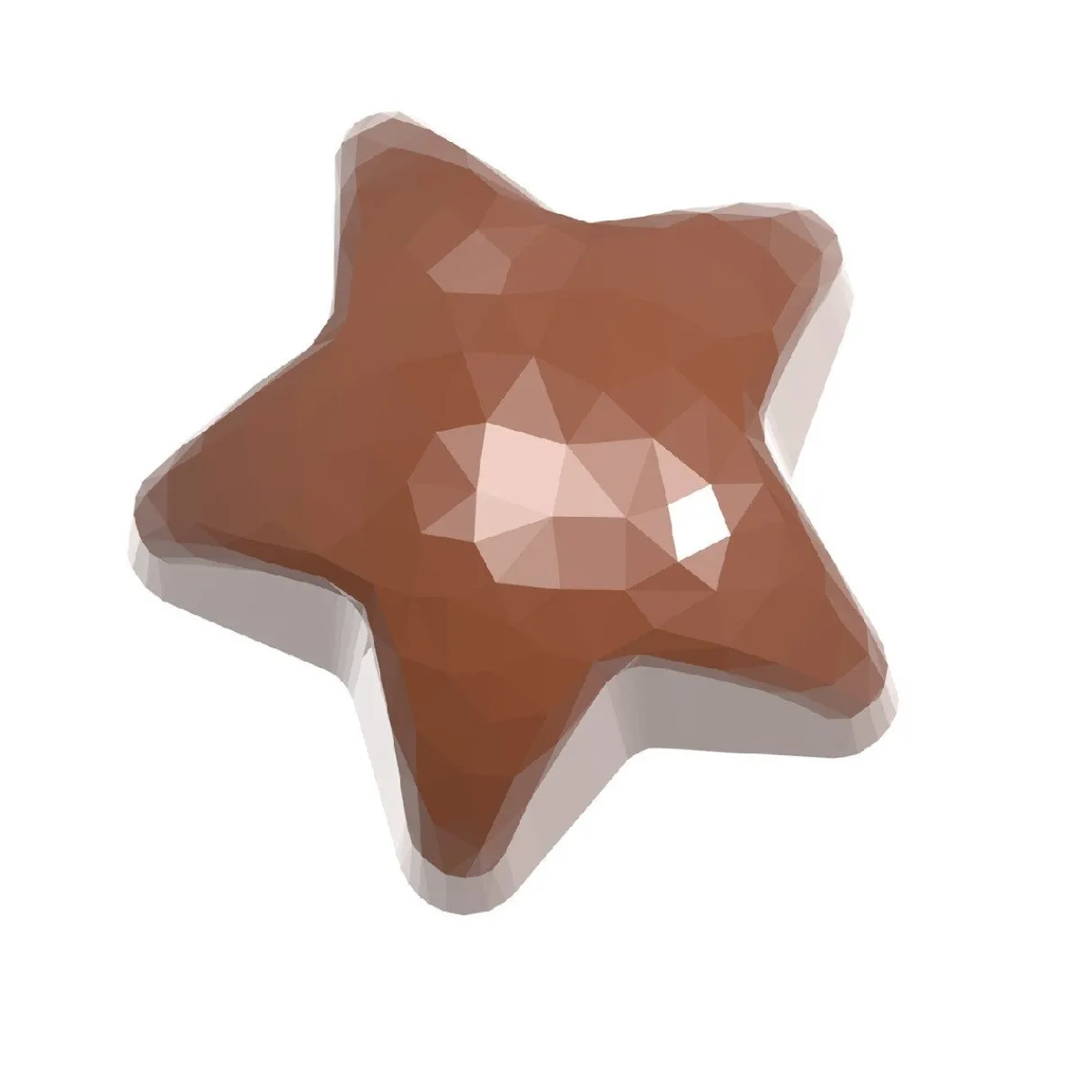 Chocolate World Bonbonvorm Ster Facet (21x) 35,5x17mm