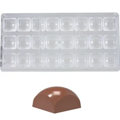 Hot Chocolate World Bonbonvorm CW Square Sphere (24x) 25,5x25,5x15 mm