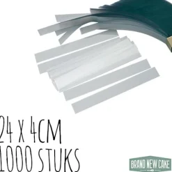 New BrandNewCake Acetaatfolie stroken 24x4cm 1000 stuks