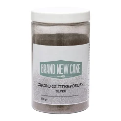Best BrandNewCake Cacao Glitterpoeder Zilver 150g