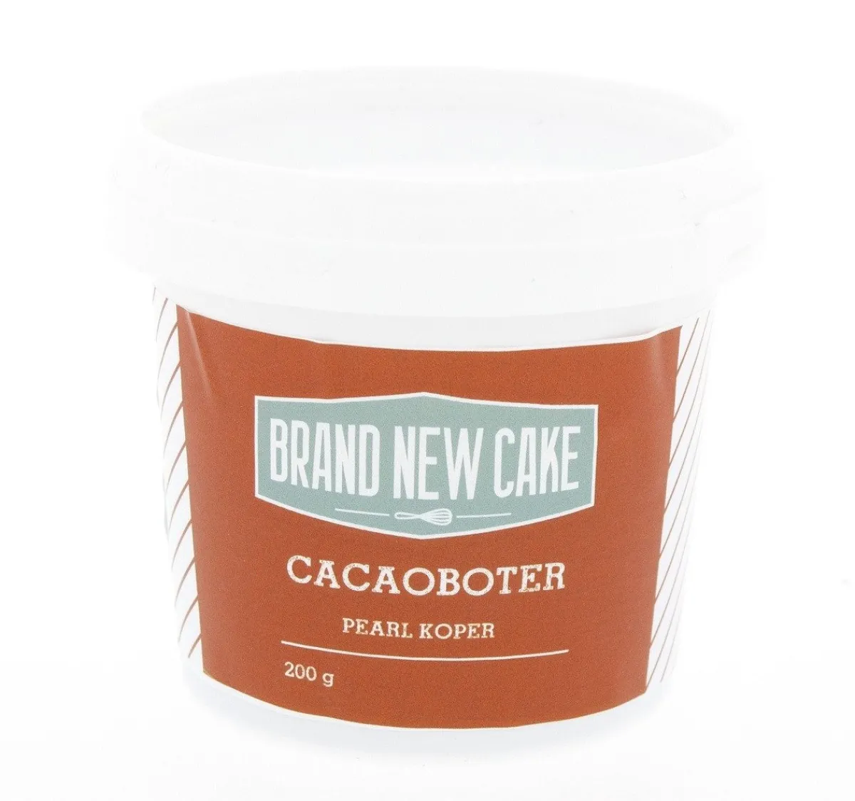Outlet BrandNewCake Cacaoboter gekleurd Pearl Koper 200g