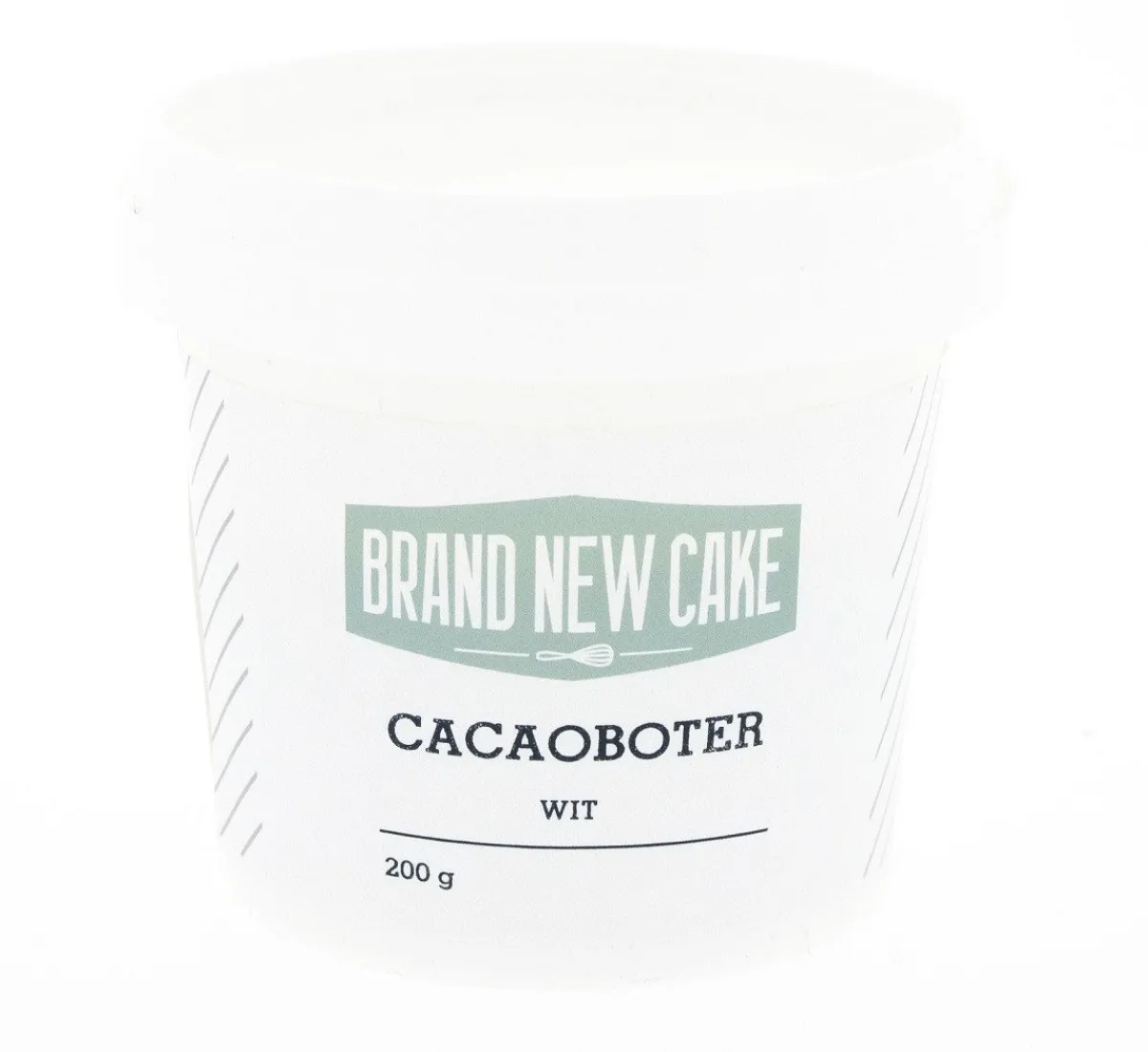 Sale BrandNewCake Cacaoboter gekleurd Wit 200g