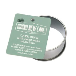 Outlet BrandNewCake Cakering met Kraalrand Ø6,5x3cm