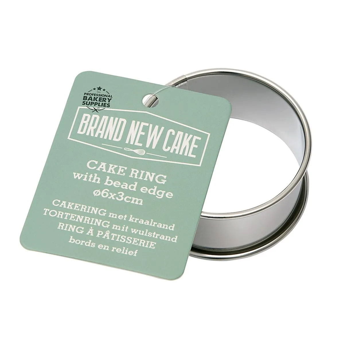 BrandNewCake Cakering met Kraalrand Ø6x3cm