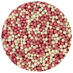 Hot BrandNewCake Chocolade Crispy Parels Roze/Wit 190g