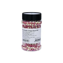 Hot BrandNewCake Chocolade Crispy Parels Roze/Wit 190g