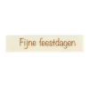 New BrandNewCake Chocoladedecoratie Fijne Feestdagen Wit 120st