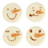 Hot BrandNewCake Chocoladedecoratie Sneeuwpop Gezicht 96st