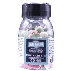 Sale BrandNewCake Confetti Maxi X-Mas Rood/Groen/Wit 60gr.**