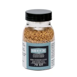 Best BrandNewCake Confetti Mini Sterren Goud 3mm 70gr.