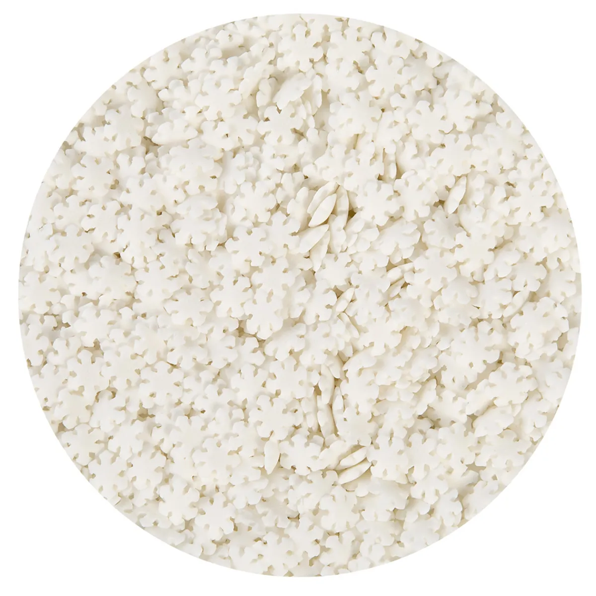 Online BrandNewCake Confetti Sneeuwvlokken Wit 500gr.