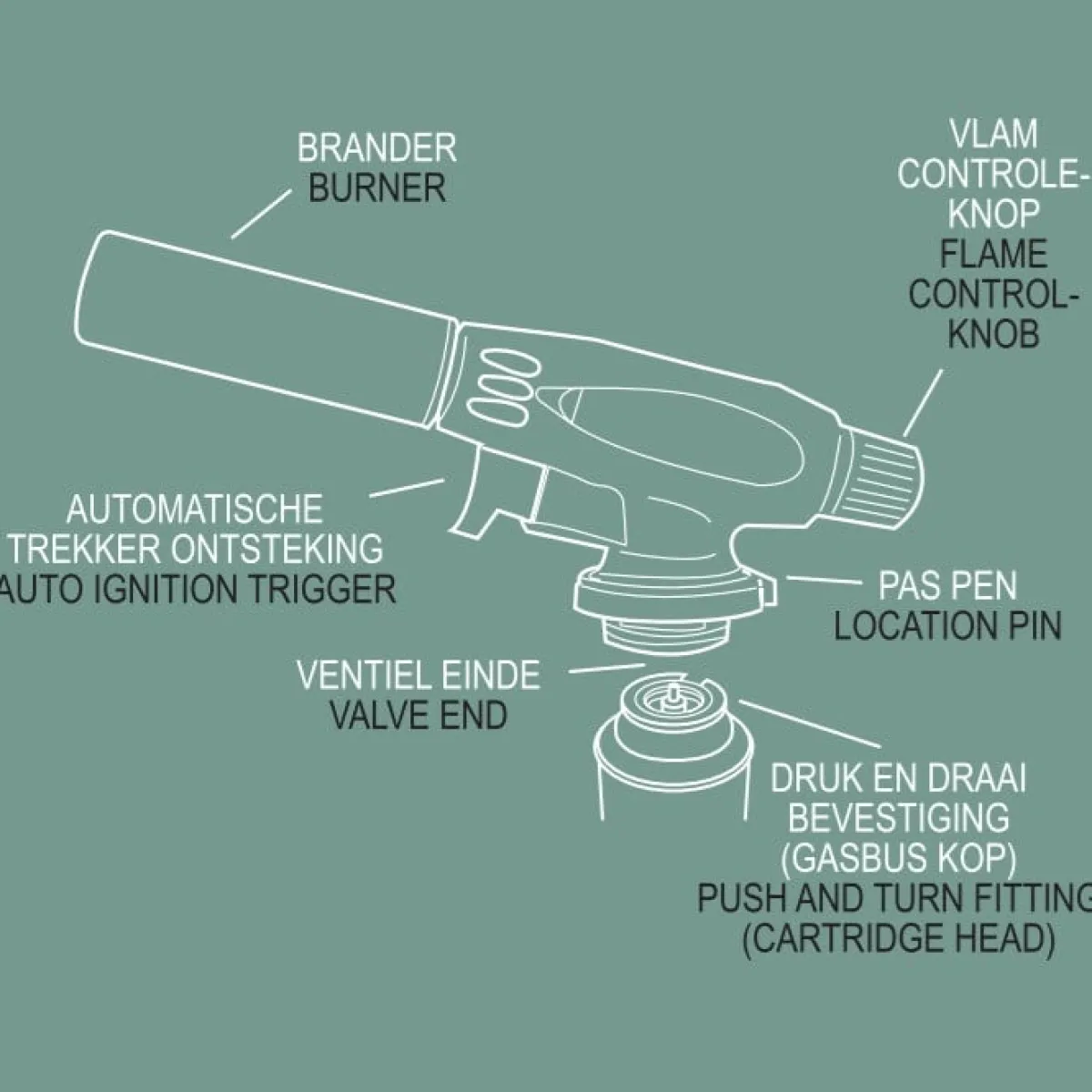 Clearance BrandNewCake Creme Brulee Brander (Koksbrander) + Gasbus