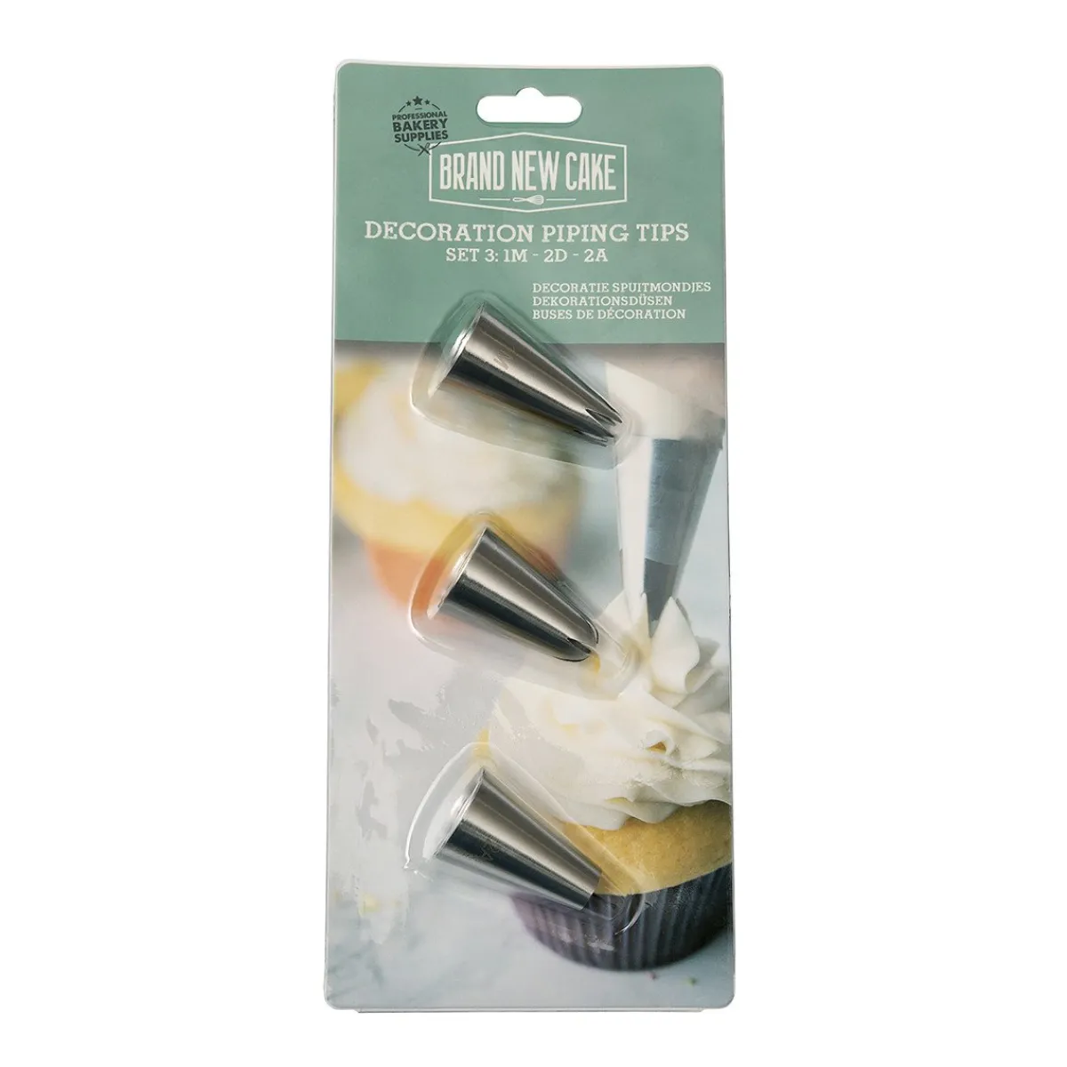 Online BrandNewCake Decoratie Spuitmondjes Set/3 (1M, 2D, 2A)