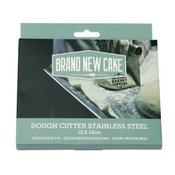 Best BrandNewCake Deegsteker RVS 15x12cm