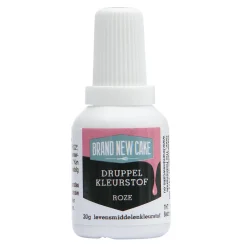 Hot BrandNewCake Druppel Kleurstof Roze 20gr