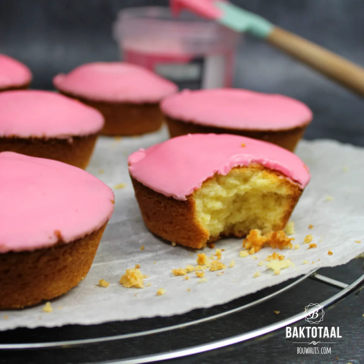 Online BrandNewCake Fondant Glazuur Roze 300g