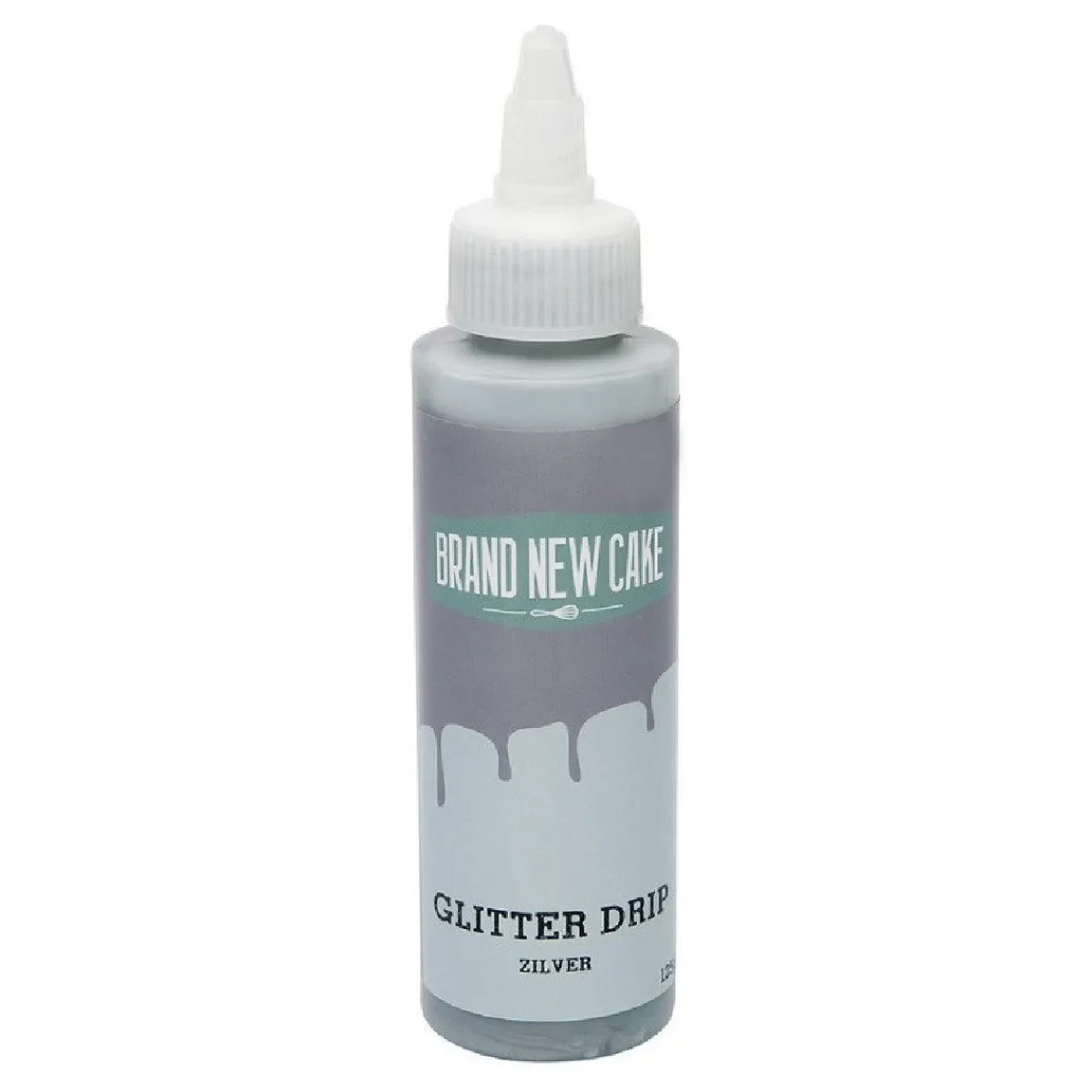 Clearance BrandNewCake Glitter Drip Zilver 125g
