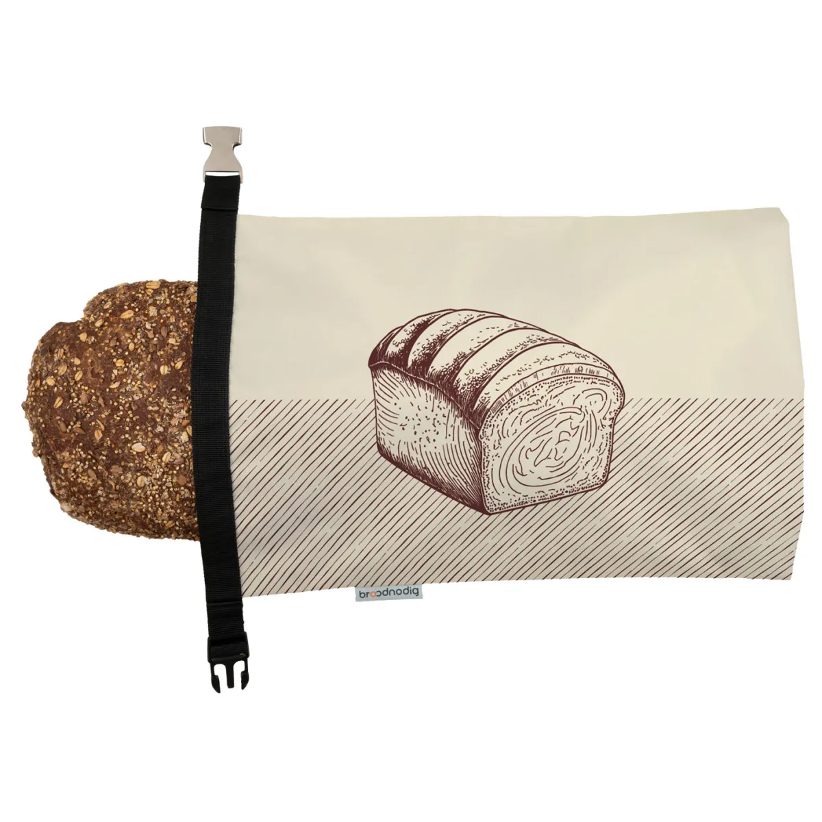 Sale BrandNewCake Herbruikbare Broodzak Brood motief 44x30cm