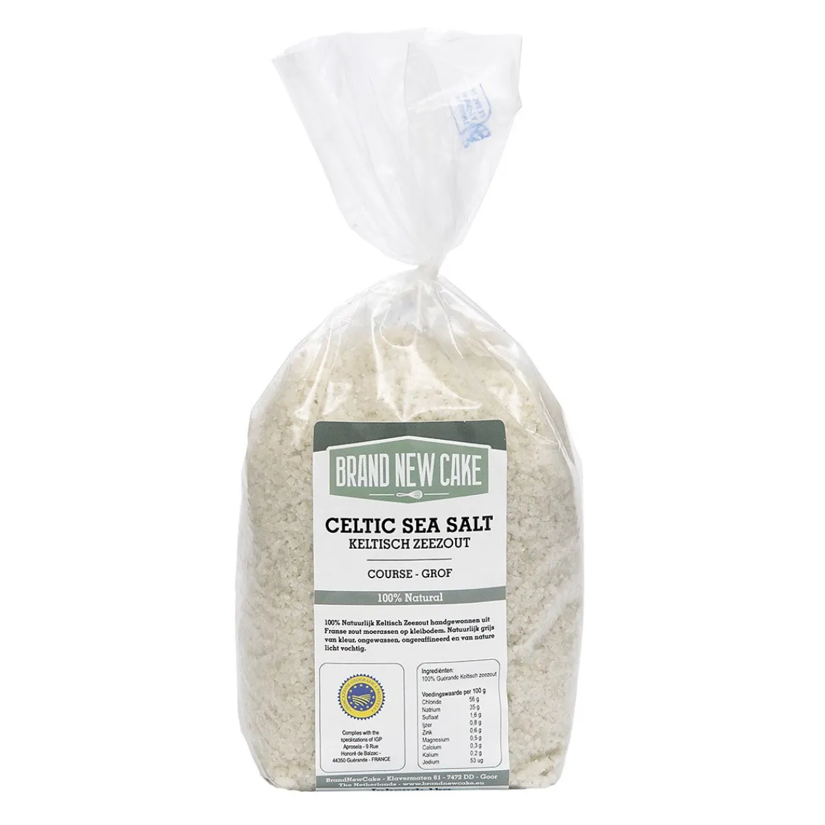 Hot BrandNewCake Keltisch Zeezout Grof 1kg