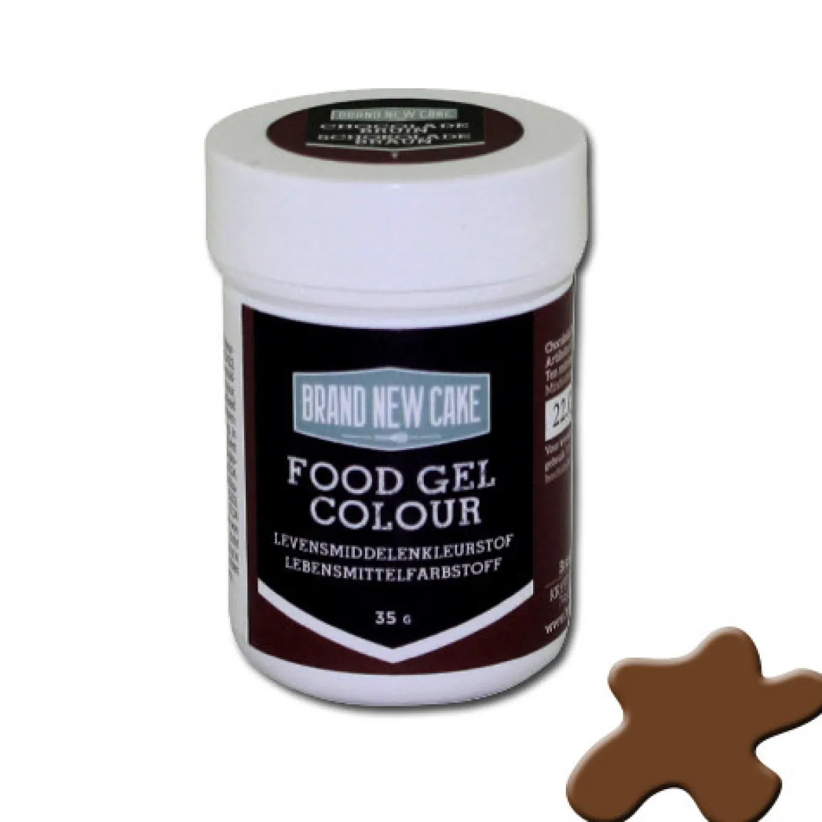Online BrandNewCake Kleurstof Gel Chocolade Bruin 35gr