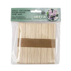 Clearance BrandNewCake Lolly / IJsstokjes Hout 11cm 50st.