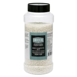 Online BrandNewCake Mini Confetti Rondjes Wit 4mm 500gr.