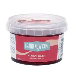 Clearance BrandNewCake Mirror Glaze Glitter Rood 300g