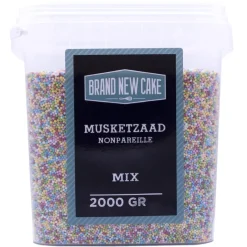Sale BrandNewCake Musketzaad (discodip) Mix 2000gr.