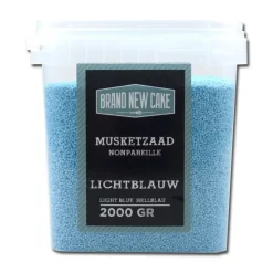 Outlet BrandNewCake Musketzaad Licht Blauw 2000gr.