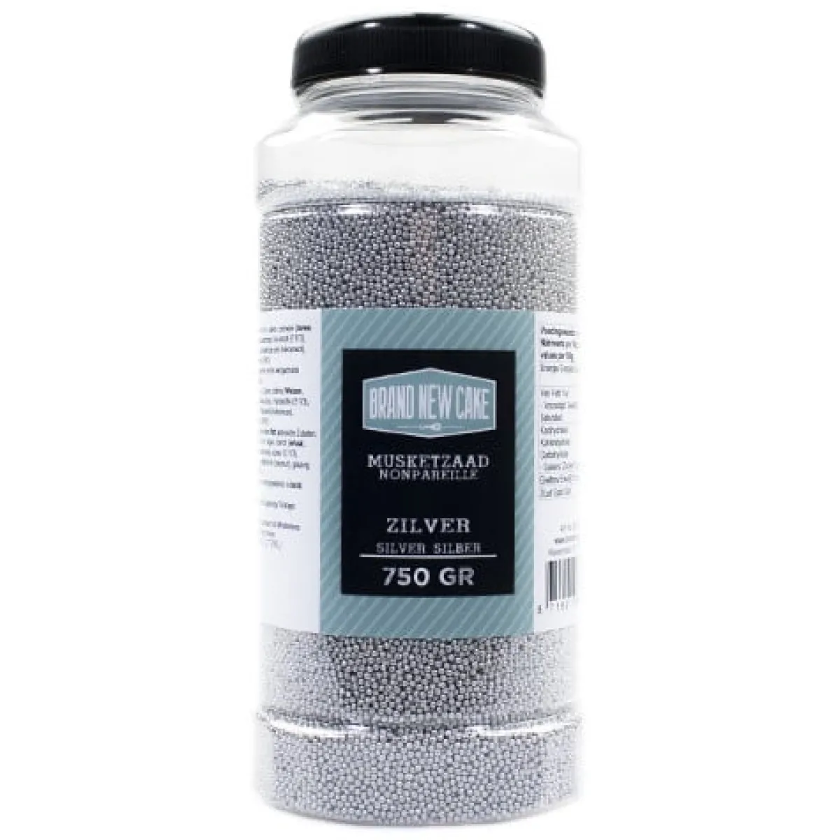 Discount BrandNewCake Musketzaad Zilver 750gr.