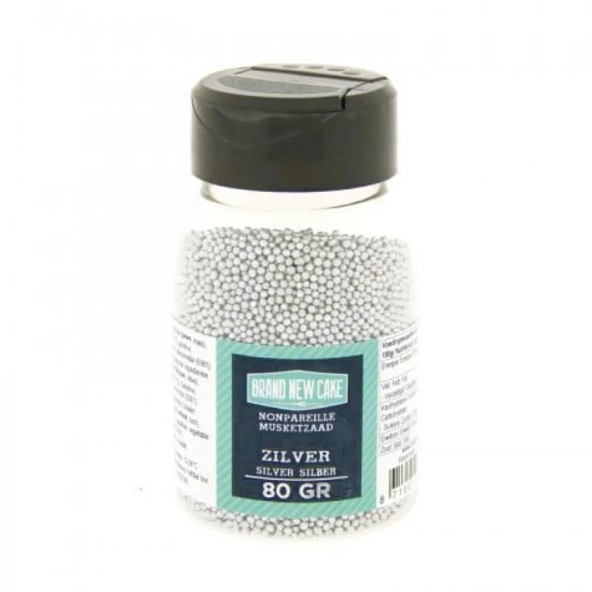 BrandNewCake Musketzaad Zilver 80gr.