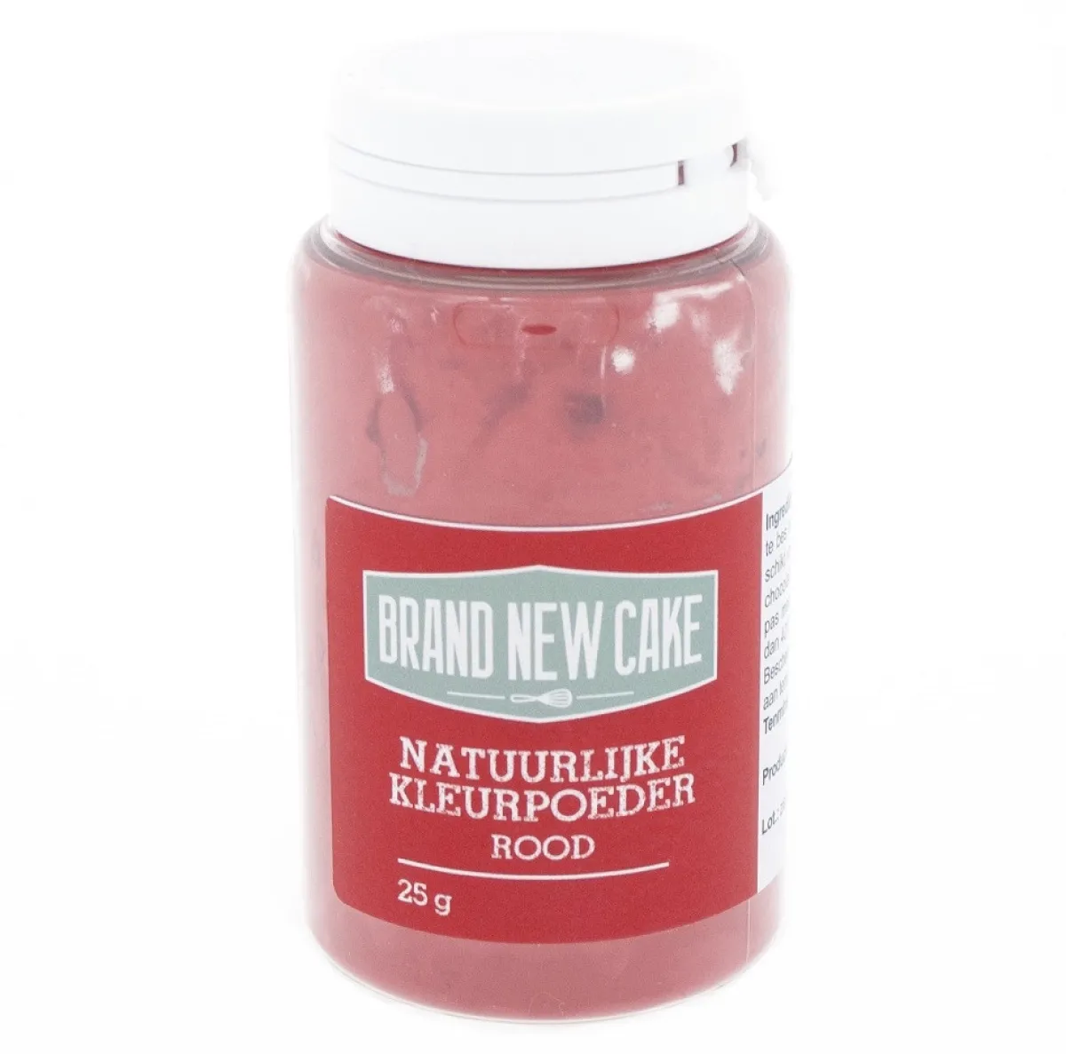 Outlet BrandNewCake Natuurlijke Kleurpoeder Rood 25g (vette massa)