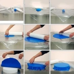 Outlet BrandNewCake Roll Out Sheets-hulpmiddel taartbekleding 70x70