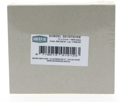 Discount BrandNewCake Rondel Rechthoek 11x13cm 1000 stuks