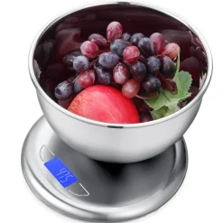 Online BrandNewCake RVS Keukenweegschaal met kom 5kg / 1g