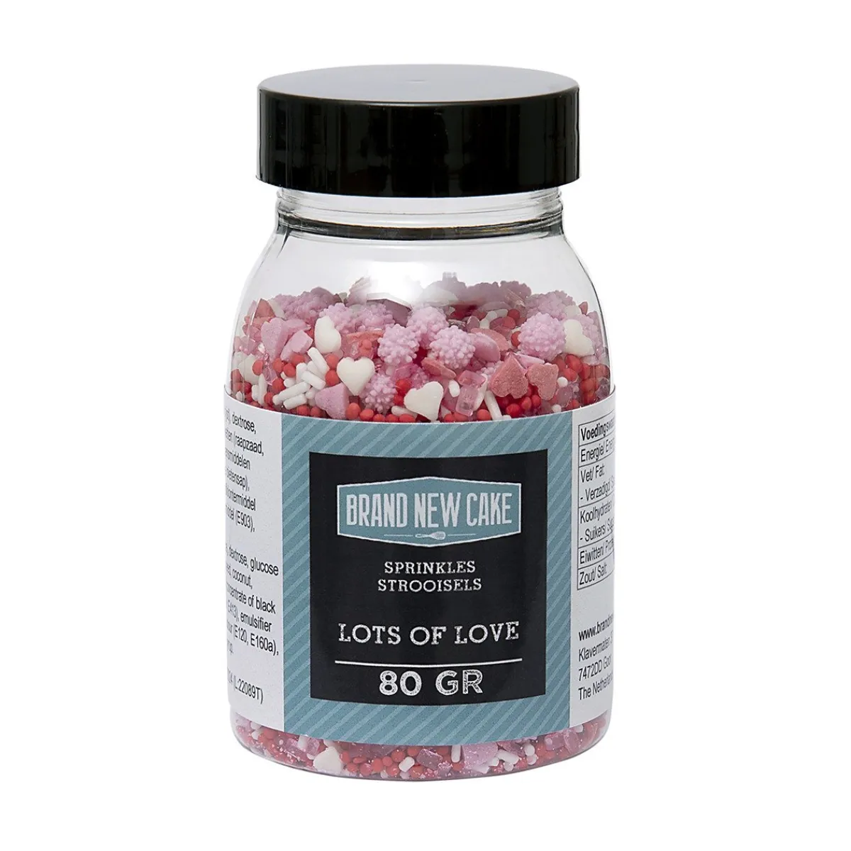 Hot BrandNewCake Sprinkles Lots of Love 80gr.