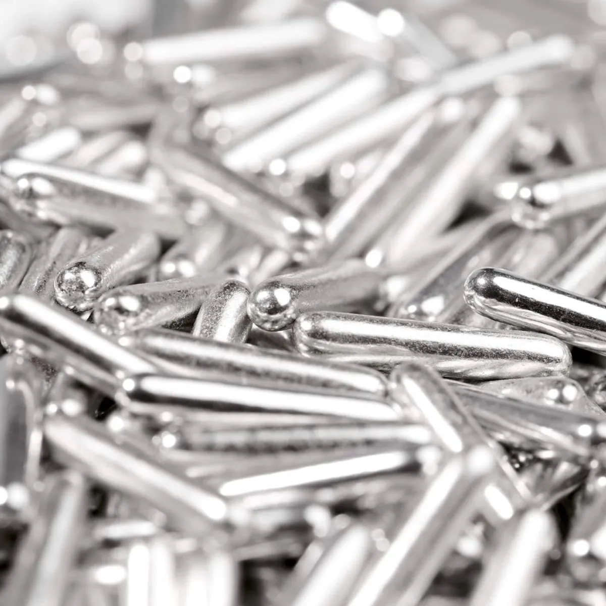 Clearance BrandNewCake Sugar Rods Metallic Zilver 80gr.