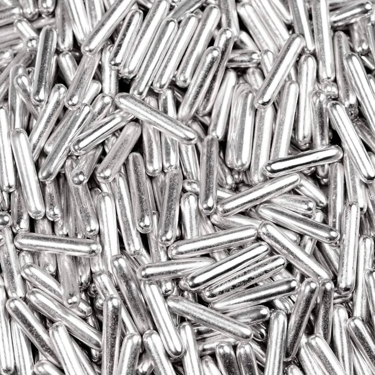 Clearance BrandNewCake Sugar Rods Metallic Zilver 80gr.