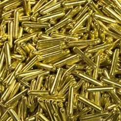 Clearance BrandNewCake Sugar Rods Metallic Goudgeel 80gr.