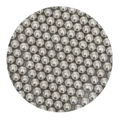 Best BrandNewCake Suikerparels Metallic Zilver 8mm 80gr.