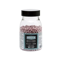 Hot BrandNewCake Suikerparels Metallic Roze 4mm 80gr.
